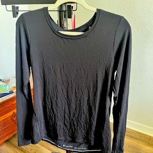 Healing Hands underscrub long sleeve size Medium black